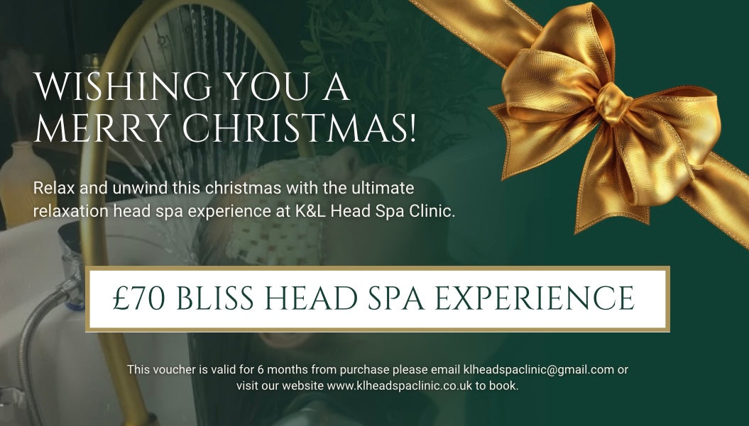 £70 Bliss Head Spa Experience Christmas Digital Gift Voucher