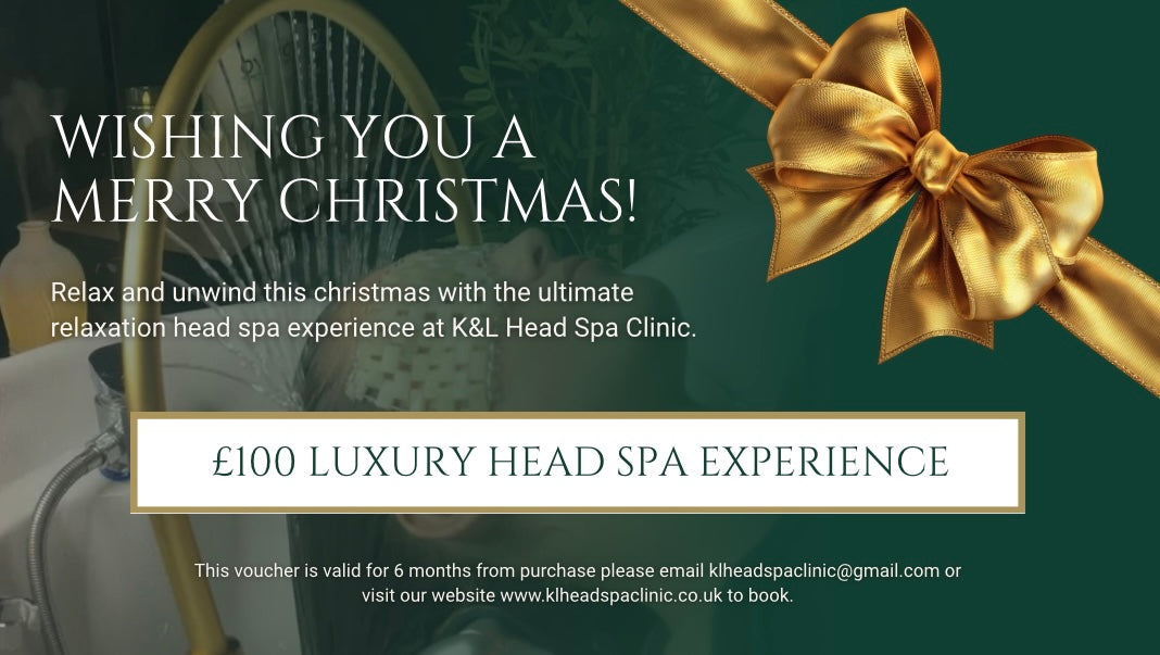 £100 Luxury Head Spa Digital Christmas Gift Voucher